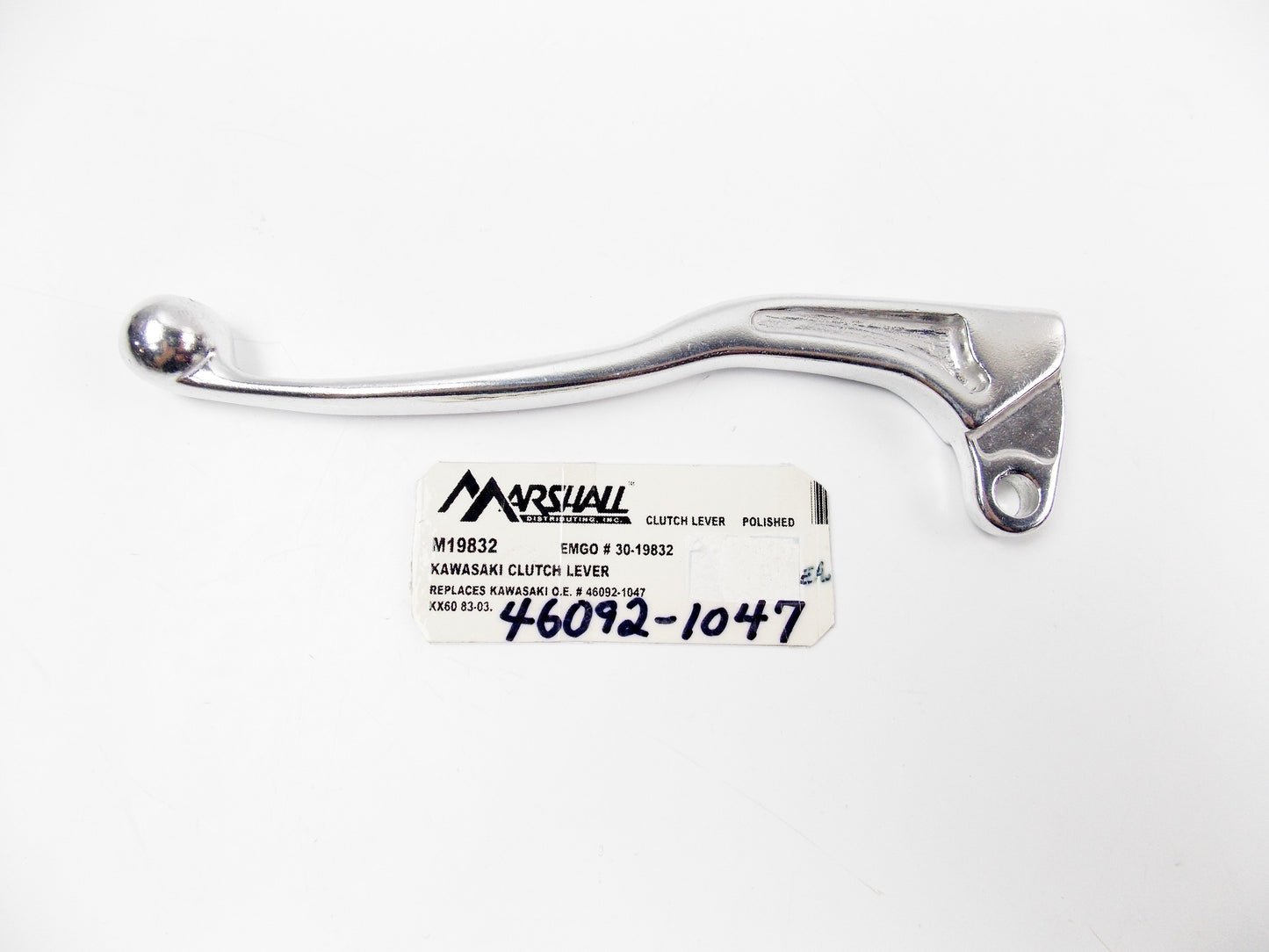 NOS EMGO CLUTCH LEVER KAWASAKI 1983-2004 KX60 OE # 46092-1047 - MotoRaider