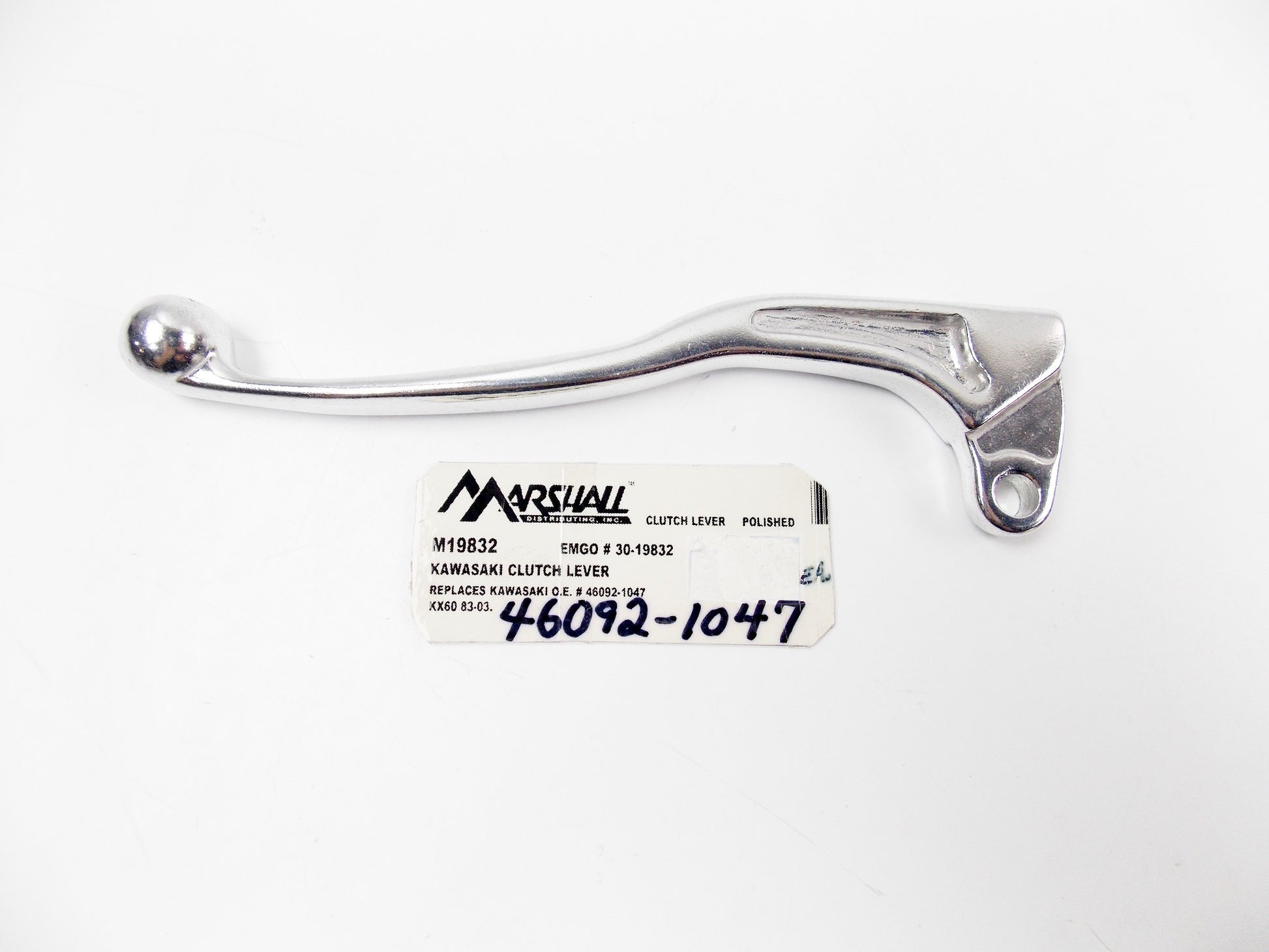 NOS EMGO CLUTCH LEVER KAWASAKI 1983-2004 KX60 OE # 46092-1047 - MotoRaider