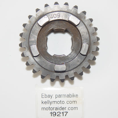 HUSQVARNA MOTORCYCLE 1973-1979 TRANSMISSION DRIVE 24T 4th GEAR WHEEL 409 - MotoRaider
