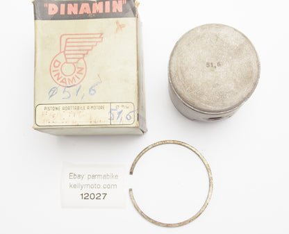 NOS DINAMIN PISTON + RING + PIN DIAMETER 51.6 mm FANTIC MOTOR 100cc - MotoRaider