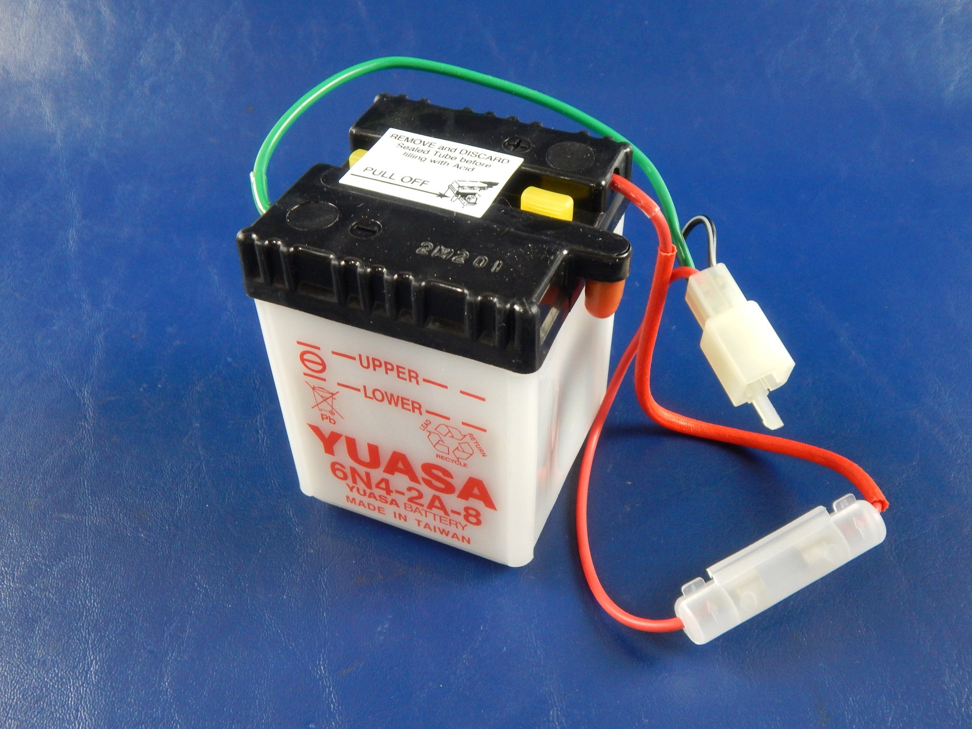 BIKE MASTER MOTORCYCLES BATTERY 6N4-2A-8 SNOWMOBILE QUAD MOPED ATV - MotoRaider