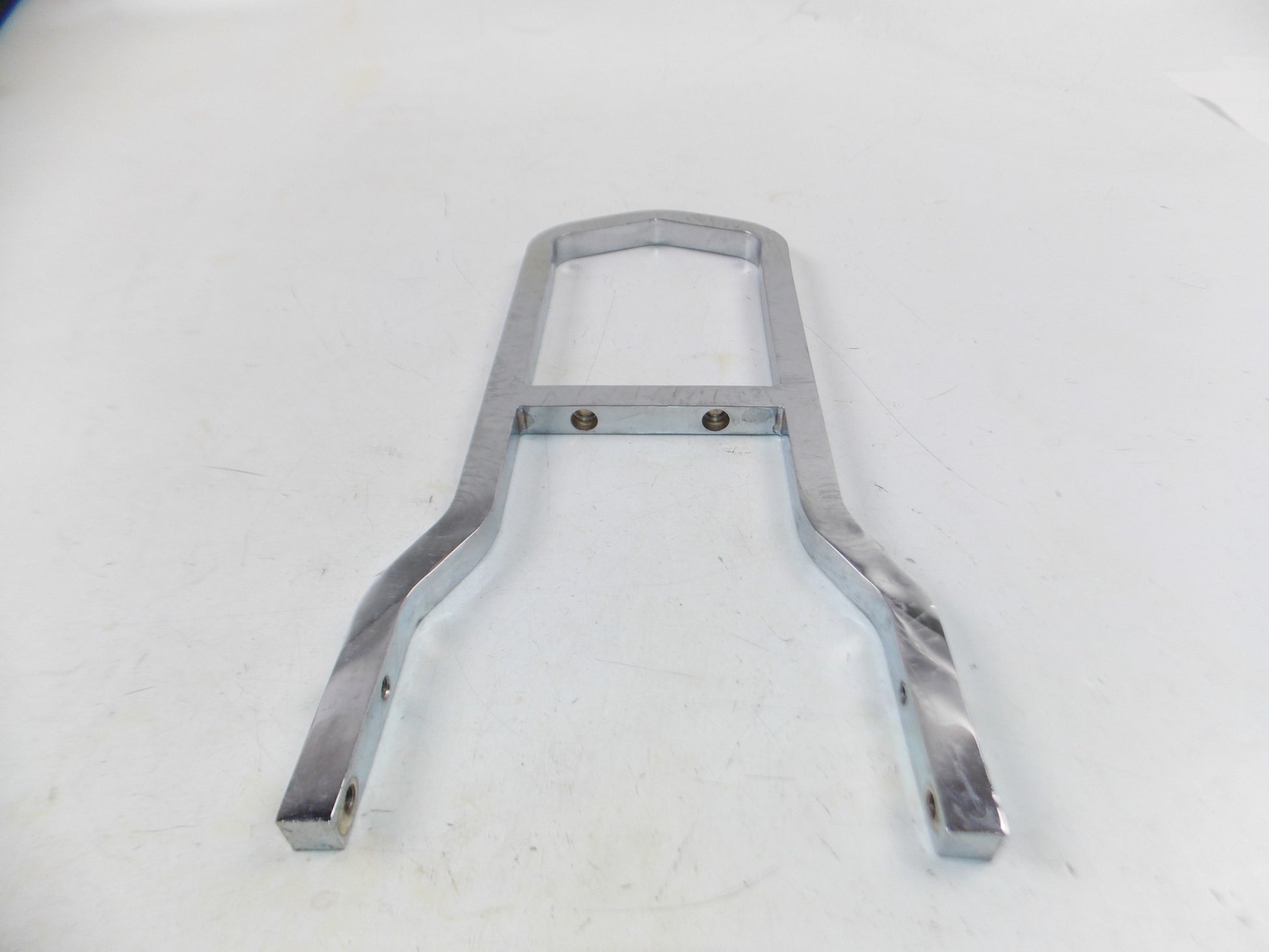 MOTORCYCLE BACK REST MOUNT SISSY BAR 1222L W=6.75" L=13.5" HARLEY CRUISER CHOPER - MotoRaider