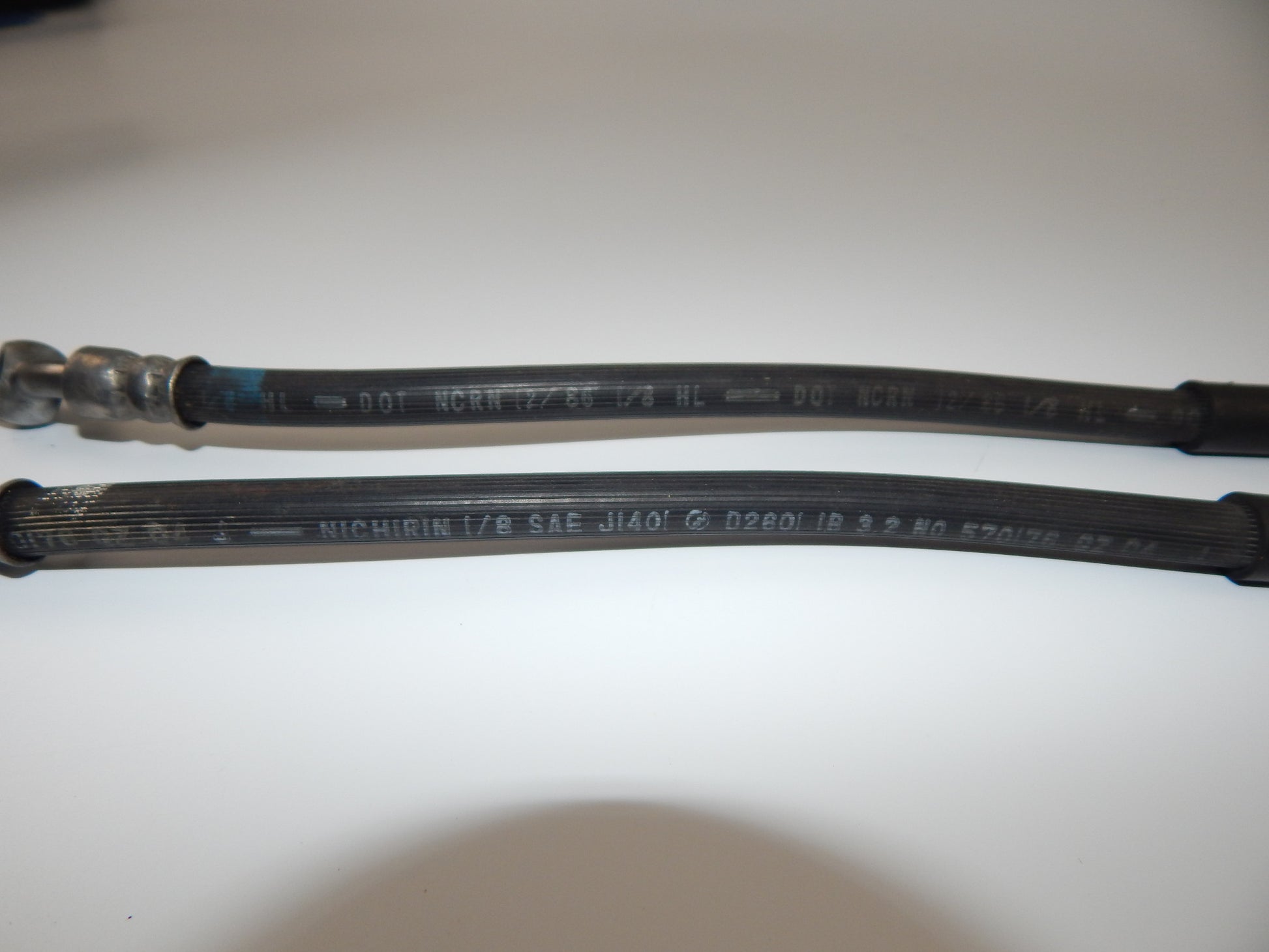 1986-87 KAWASAKI GPX 750 RIGHT LEFT HYDRAULIC DISC BRAKE HOSE TUBE PIPE VINTAGE - MotoRaider