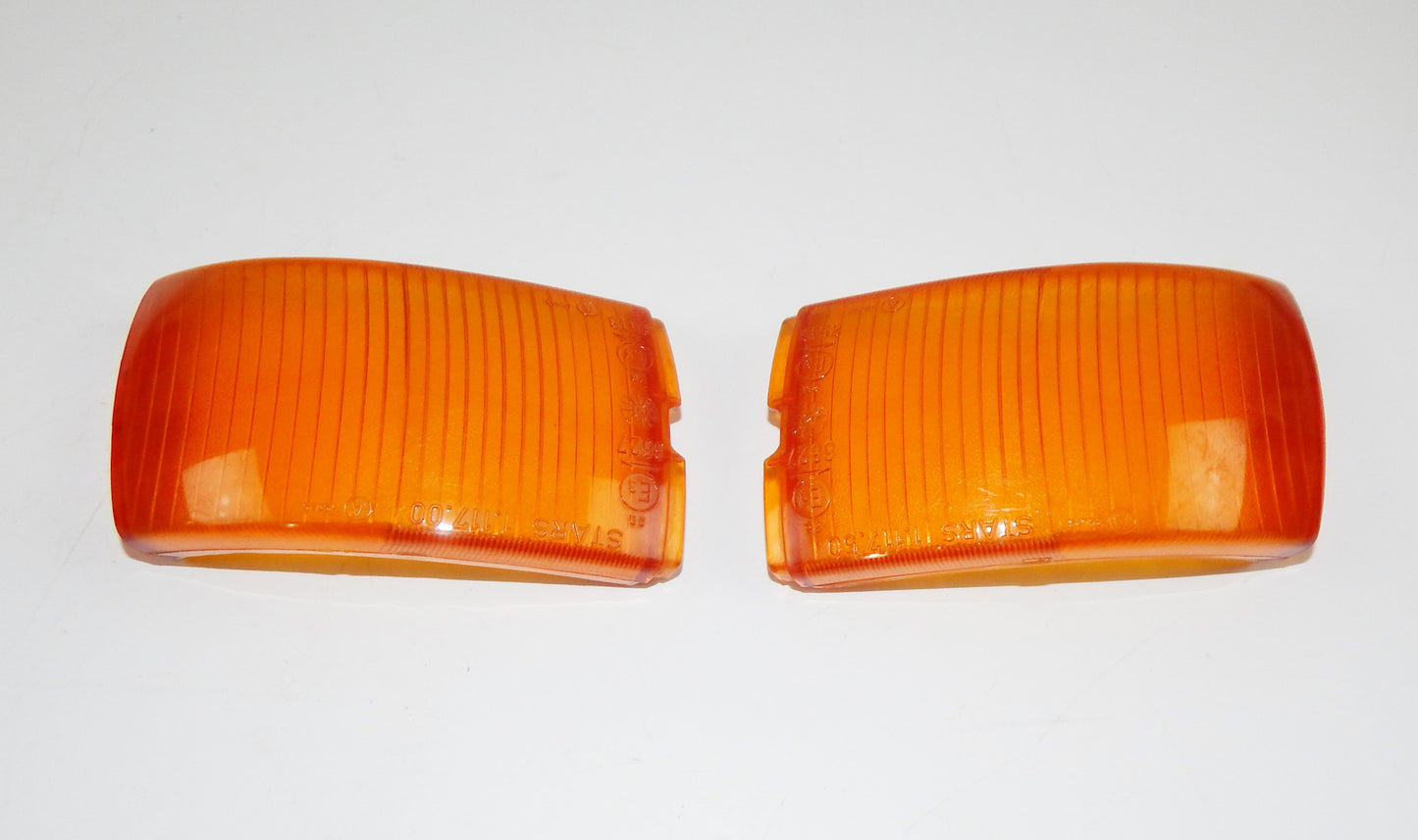 AUTOBIANCHI A111 FRONT / REAR RIGHT / LEFT TURN STOP LIGHT LENSES STARS /DARELLO - MotoRaider