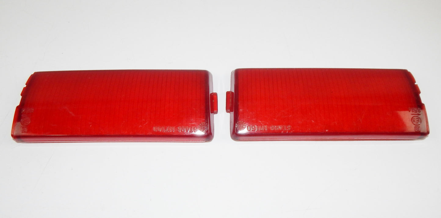 AUTOBIANCHI A111 FRONT / REAR RIGHT / LEFT TURN STOP LIGHT LENSES STARS /DARELLO - MotoRaider