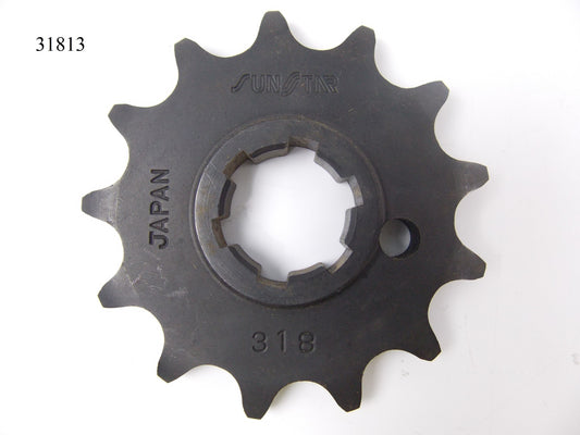 SUNSTAR FRONT SPROCKET 13 T KAWASAKI 1982-1983 KLT 200/250 31813 - MotoRaider