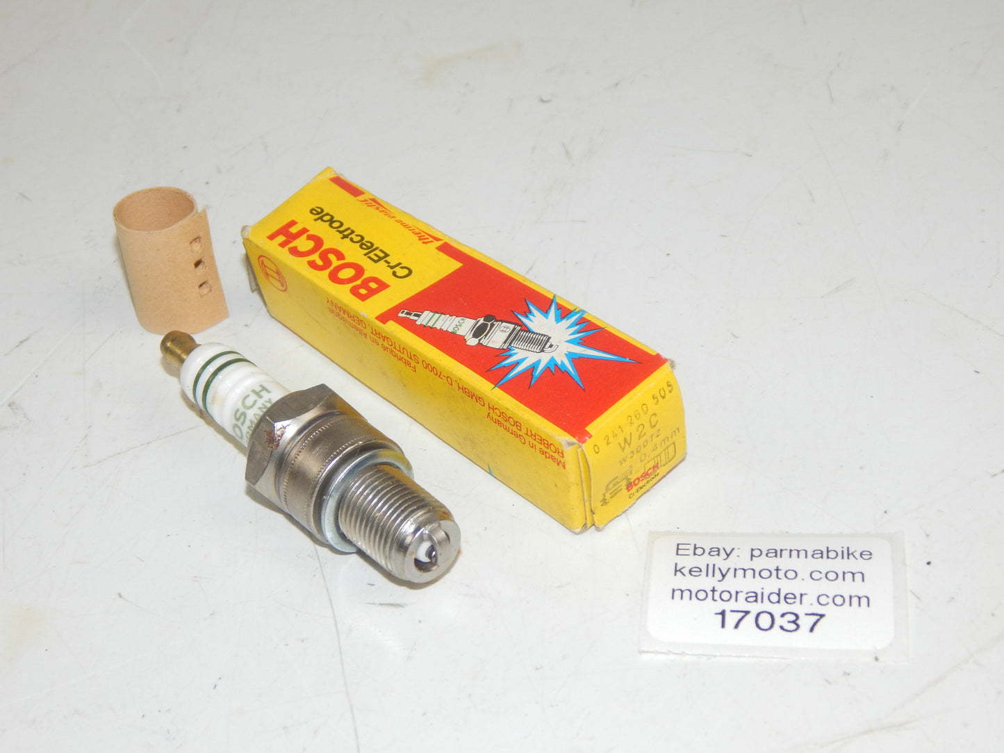 BOSCH SPARK PLUG W2C W300T2 VINTAGE MOTORCYCLE SCOOTER MOPED - MotoRaider