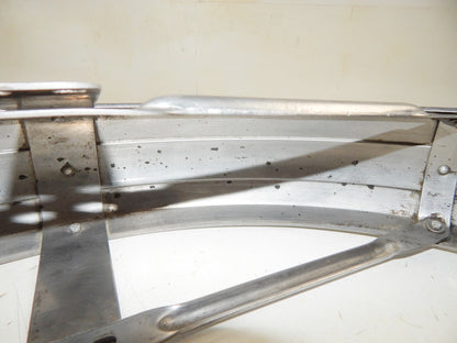 1970 GILERA 125 GIUBILEO STEEL MUD GUARD FRONT WHEEL FENDER WITH MOUNT BRACKETS - MotoRaider