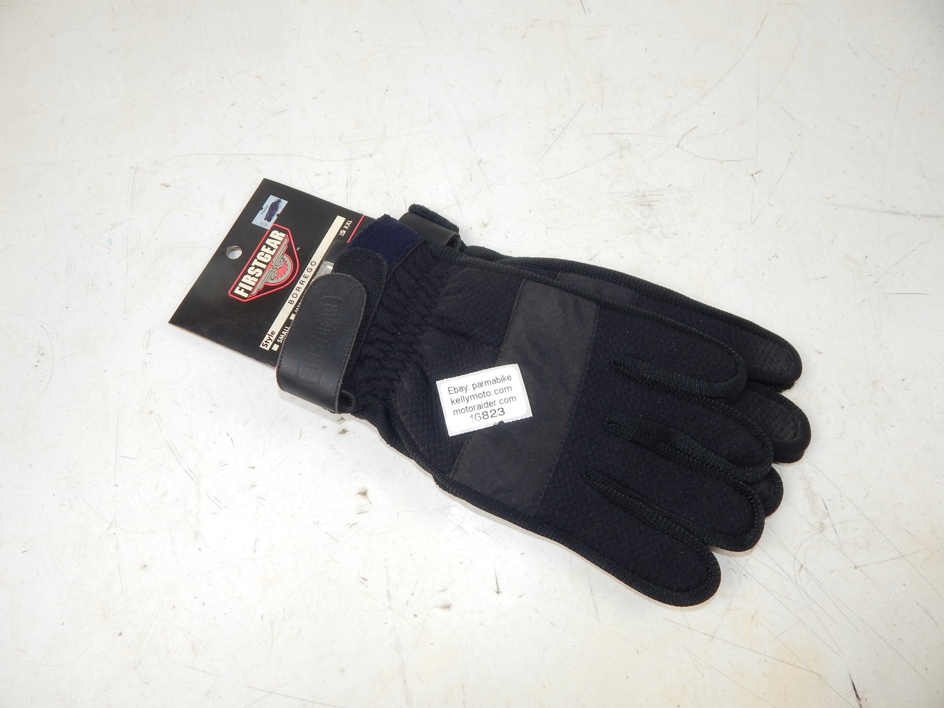 FIRST GEAR BORREGO PERFORMANCE GLOVES SIZE XXL BLACK MOTORCYCLE ATV SNOWMOBILE - MotoRaider