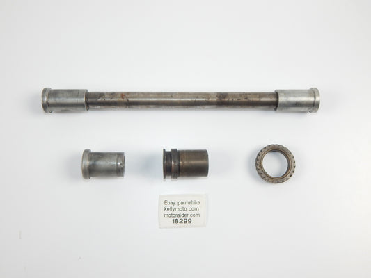1986-87 KAWASAKI GPX 750 FRONT WHEEL PIN AXLE L=225mm D=15mm GEAR DRIVE VINTAGE - MotoRaider