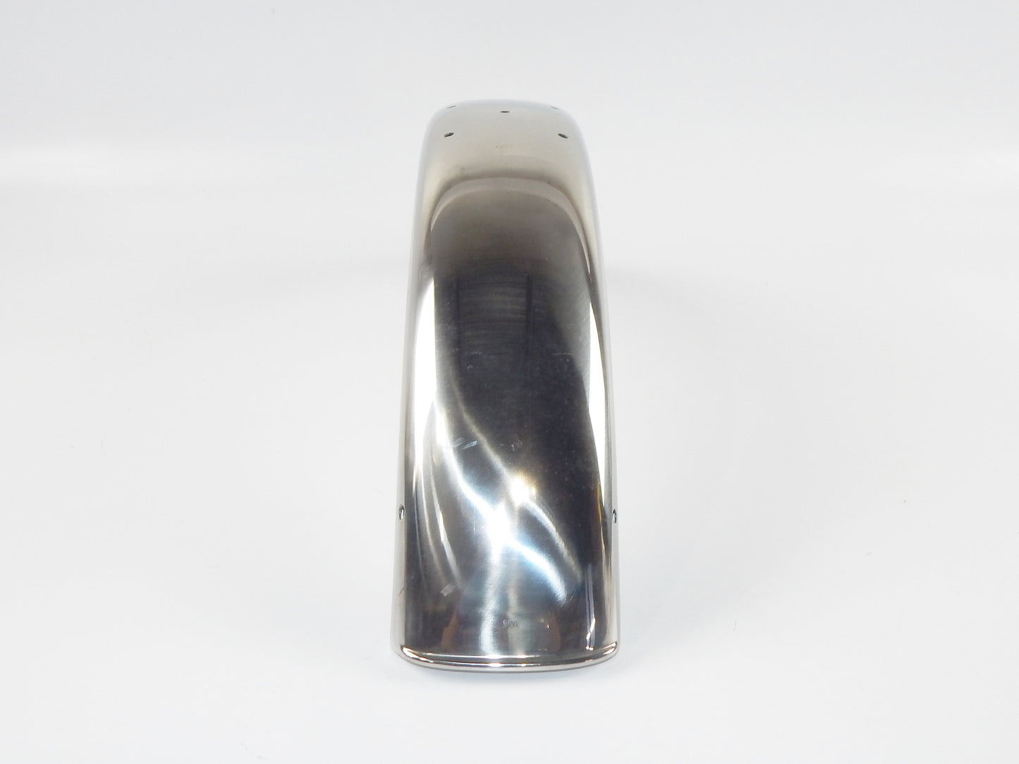 VINTAGE ITALY MOTORCYCLE MUDGUARD FENDER STEEL CHROME L=34" PAIOLI GILERA DUCATI - MotoRaider