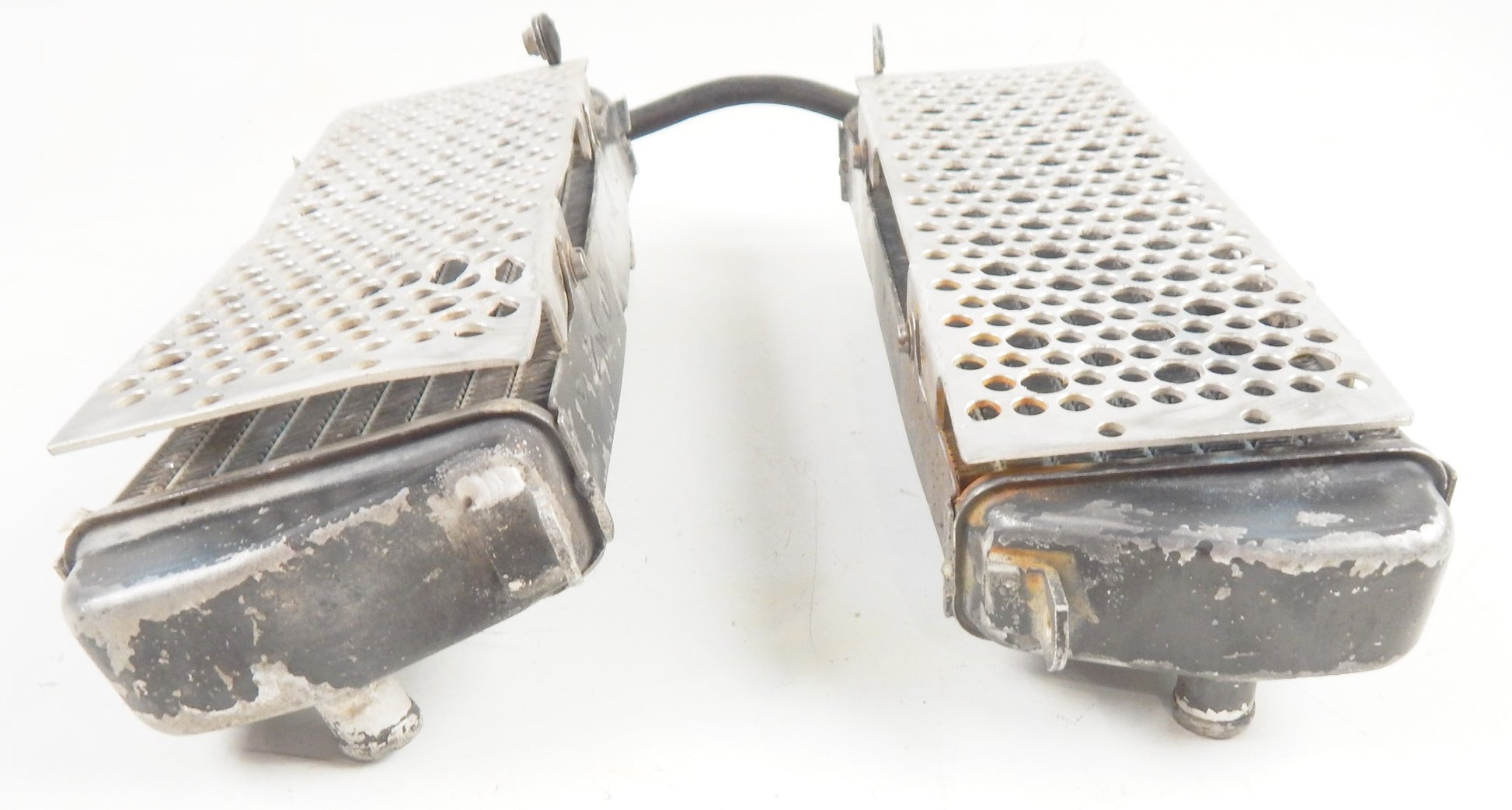 HUSKY 510 4 STROKE COOLING SYSTEM RADIATORS+PROTECTORS VINTAGE MOTOCROSS ENDURO - MotoRaider