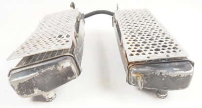 HUSKY 510 4 STROKE COOLING SYSTEM RADIATORS+PROTECTORS VINTAGE MOTOCROSS ENDURO - MotoRaider
