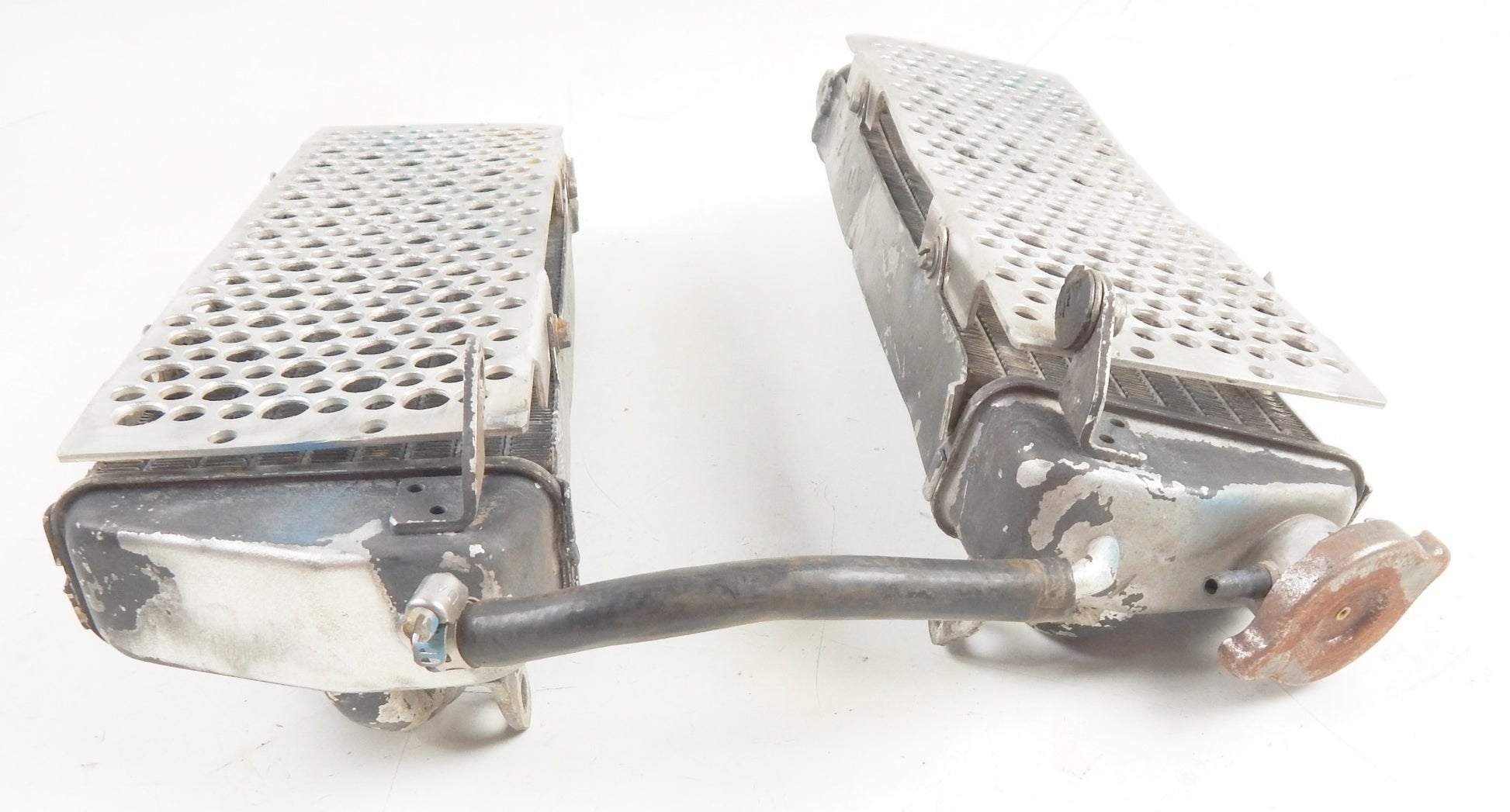HUSKY 510 4 STROKE COOLING SYSTEM RADIATORS+PROTECTORS VINTAGE MOTOCROSS ENDURO - MotoRaider