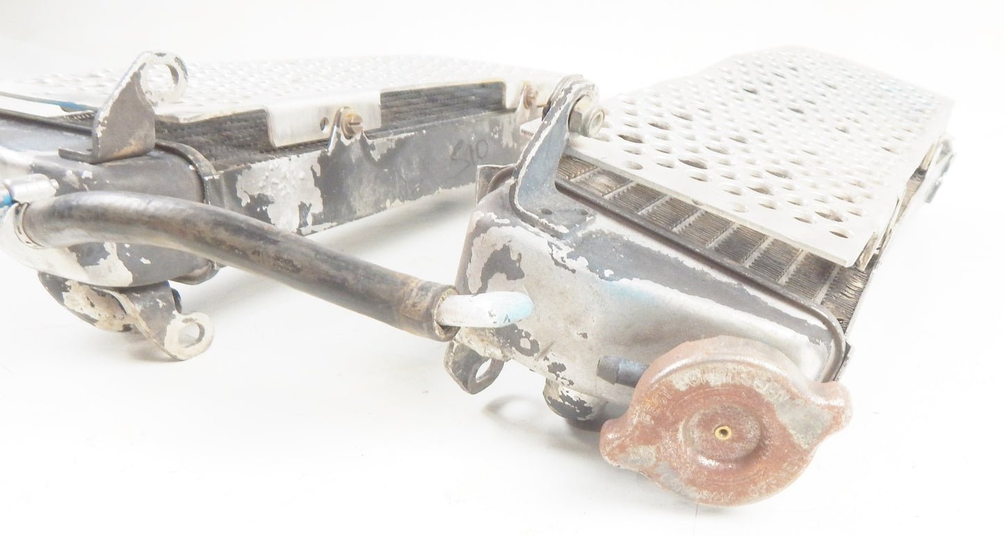 HUSKY 510 4 STROKE COOLING SYSTEM RADIATORS+PROTECTORS VINTAGE MOTOCROSS ENDURO - MotoRaider