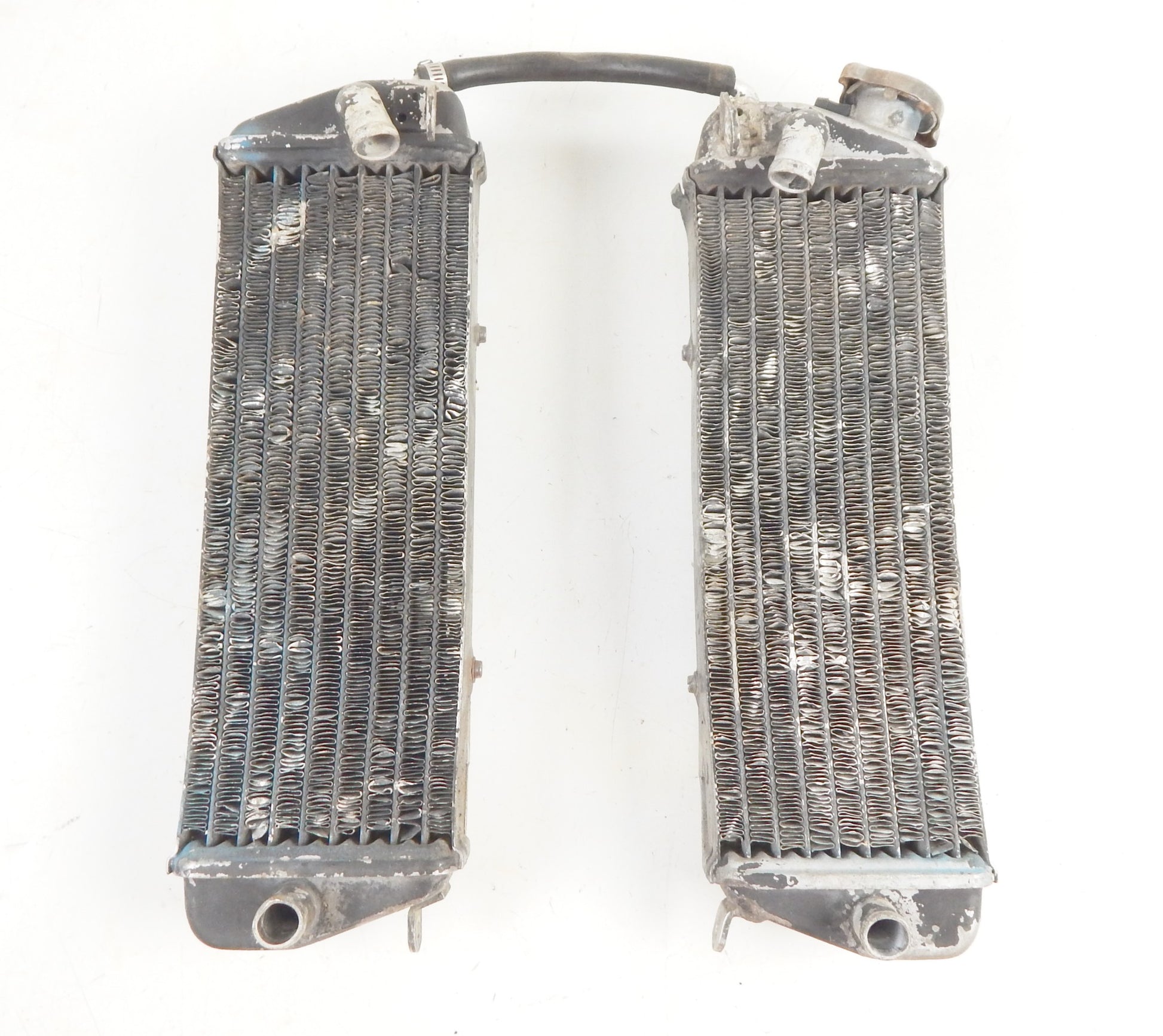 HUSKY 510 4 STROKE COOLING SYSTEM RADIATORS+PROTECTORS VINTAGE MOTOCROSS ENDURO - MotoRaider