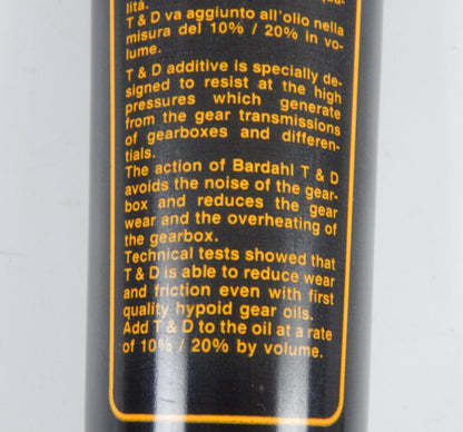 NOS BARDHAL T&D ADDITIVE OIL GEARBOX DIFFERENTIALS TRANSMISSION VINTAGE - MotoRaider