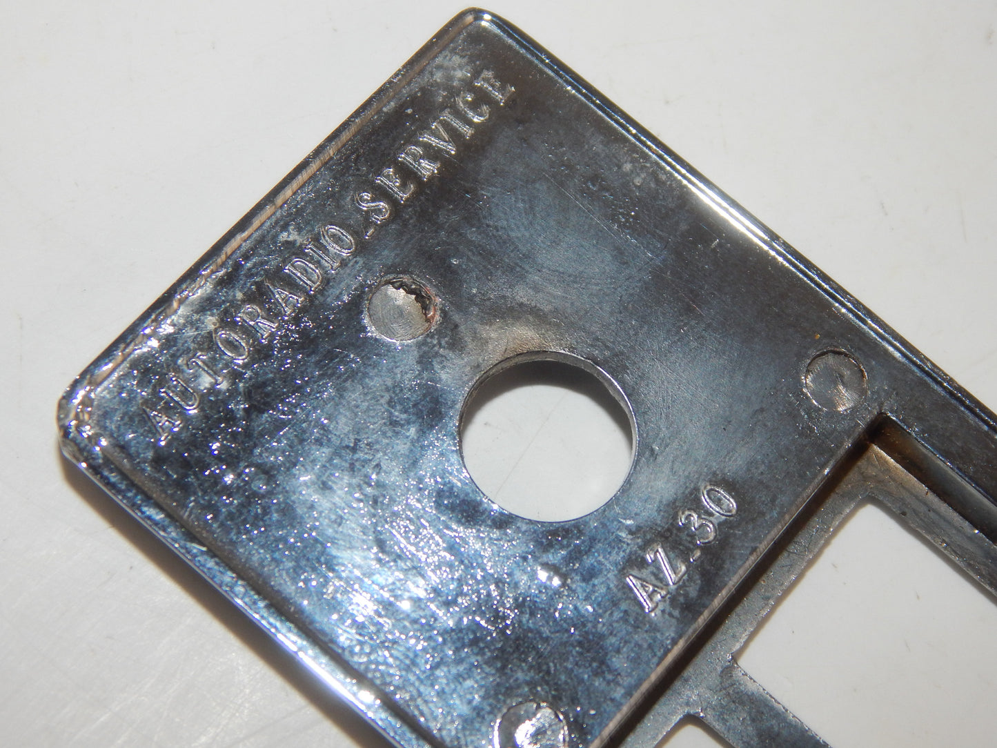 1970's FACE PLATE AUTORADIO SERVICE AZ.30 BLAUKPUNT RADIO PORSCHE MERCEDES BMW - MotoRaider