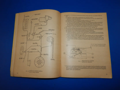 1983 MINARELLI MOTOR V1 G1 USE AND MAINTENANCE BOOK MANUAL ITALIAN ENGINE - MotoRaider