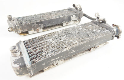 HUSKY 510 4 STROKE COOLING SYSTEM RADIATORS+PROTECTORS VINTAGE MOTOCROSS ENDURO - MotoRaider