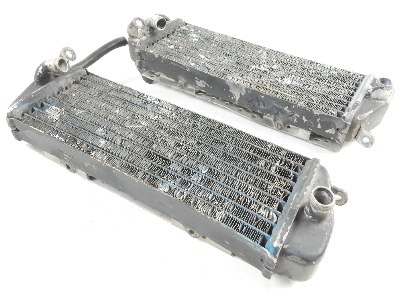 HUSKY 510 4 STROKE COOLING SYSTEM RADIATORS+PROTECTORS VINTAGE MOTOCROSS ENDURO - MotoRaider
