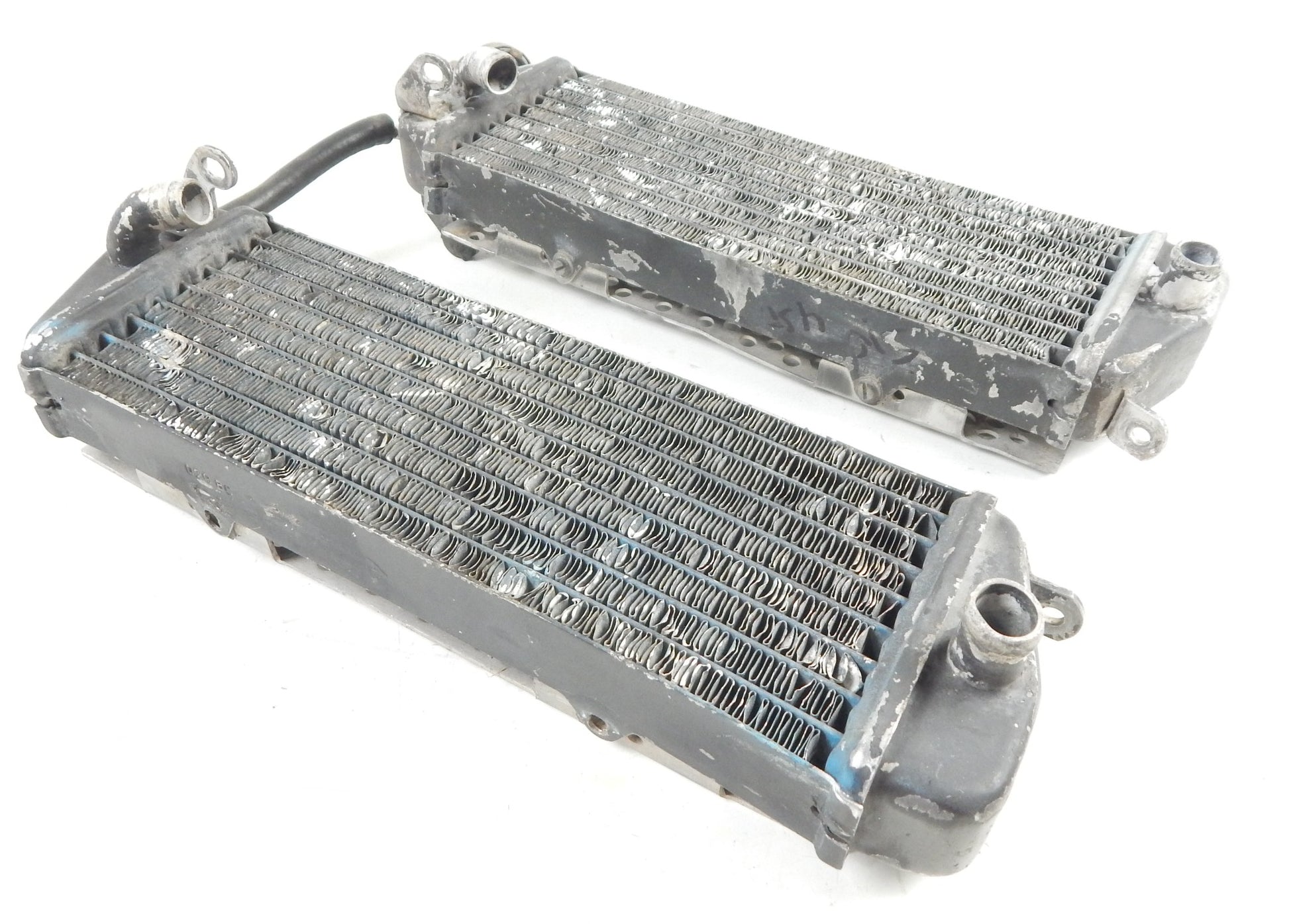 HUSKY 510 4 STROKE COOLING SYSTEM RADIATORS+PROTECTORS VINTAGE MOTOCROSS ENDURO - MotoRaider