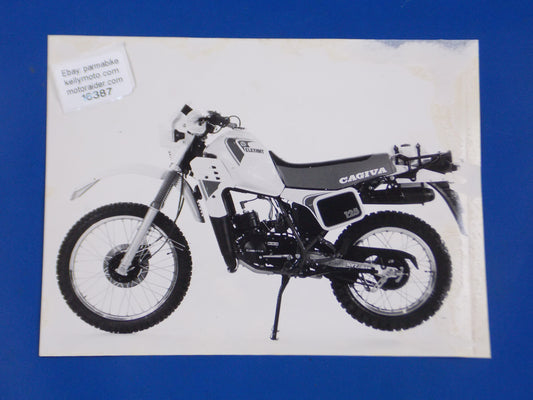 1980's CAGIVA ELEFANT 125 ORIGINAL DEALER PHOTO BROCHURE VINTAGE 7x9.5" - MotoRaider