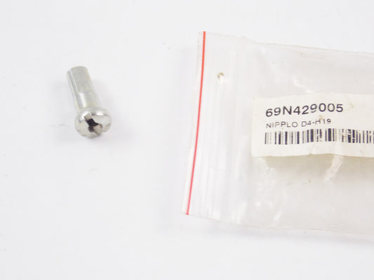 NOS OEM CAGIVA 1996 1997 1998 ROADSTER 125 EV REAR WHEEL NIPPLE SPOKE 69N429005 - MotoRaider