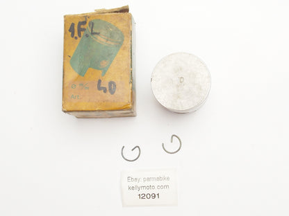 NOS MOTO MINARELLI PISTON D=40mm PIN 12mm HEIGHT 49mm 2 STROKE MOTOR VINTAGE - MotoRaider