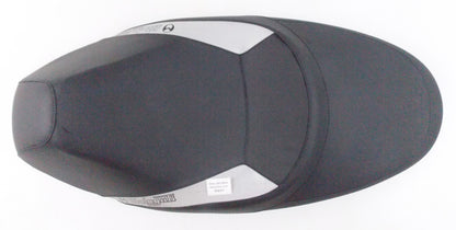NOS OEM MALAGUTI CENTRO 125 160 BLACK/SILVER SADDLE SEAT LOWERED 106.116.03 - MotoRaider