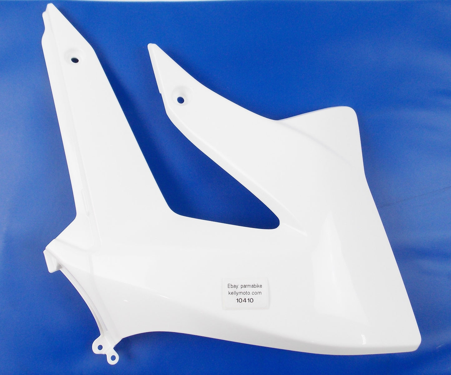 2010-12 APRILIA DERBI SENDA DRD LEFT HAND FRONT COVER WHITE SHROUD 86692600W0B - MotoRaider