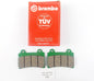 BREMBO YAMAHA FZR FJ XVZ XV TDR TZR SRX TDM GENESIS DISC BRAKE PADS 07YA1711 - MotoRaider