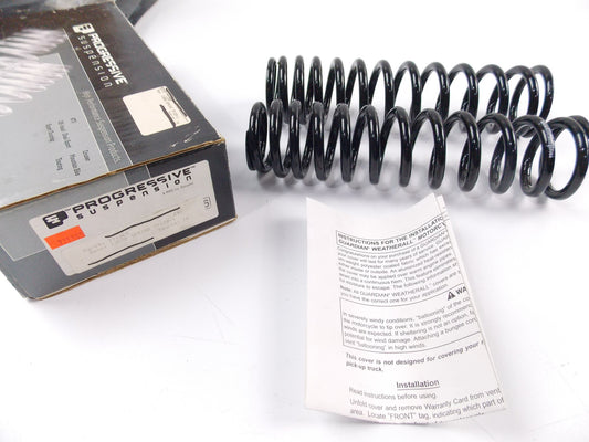 NOS PROGRESSIVE SUSPENSION #771365 LENGTH 240MM PAIR REAR SHOCK SPRINGS 120/170 - MotoRaider