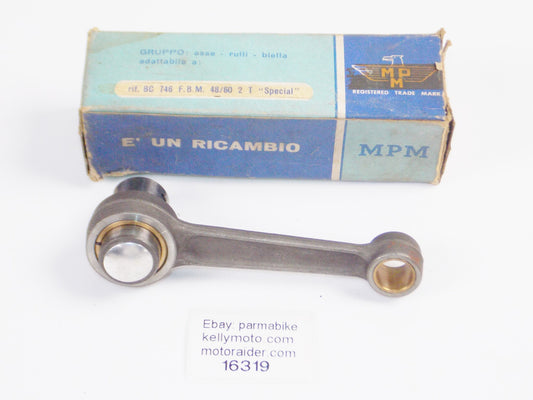 MPM BC 746 CONNECTING ROD + PIN + BEARING F.B MONDIAL 48cc 60cc 2 STROKE SPECIAL - MotoRaider