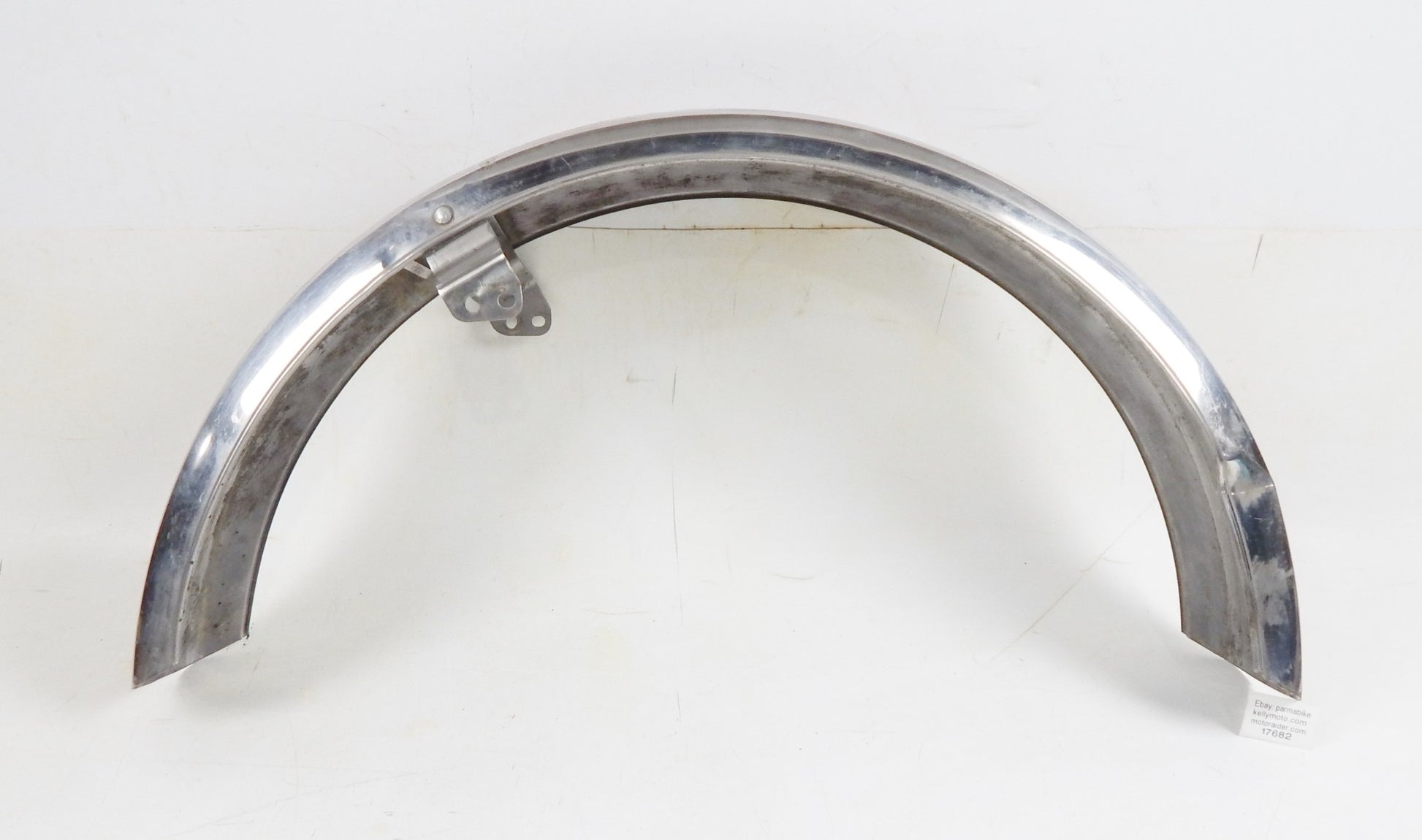 1970 GILERA 125 GIUBILEO STEEL MUD GUARD REAR FENDER VINTAGE ITALY - MotoRaider