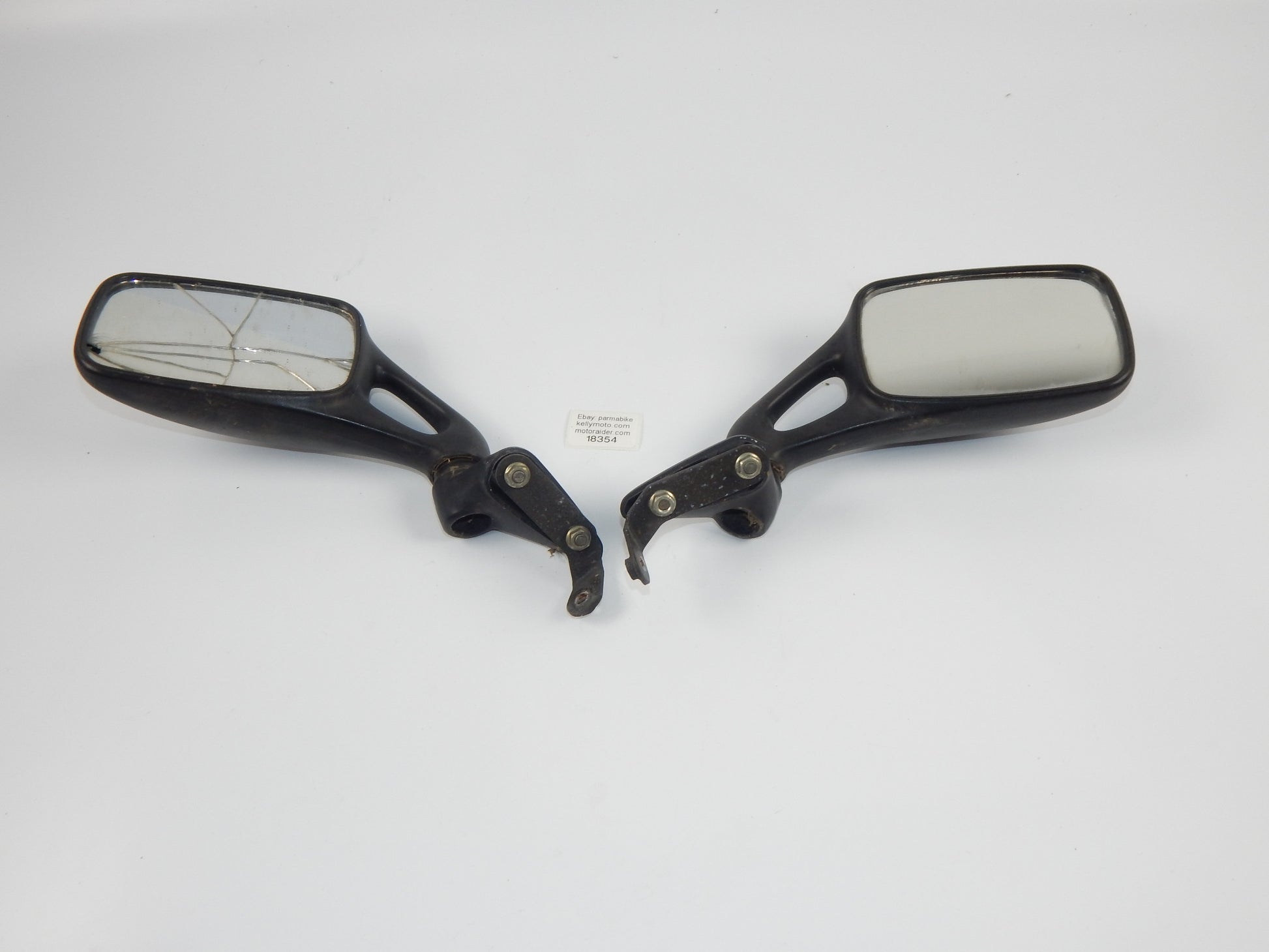 1986 KAWASAKI GPX 750-R RIGHT LEFT REAR VIEW SIDE MIRROR VINTAGE JAPAN - MotoRaider