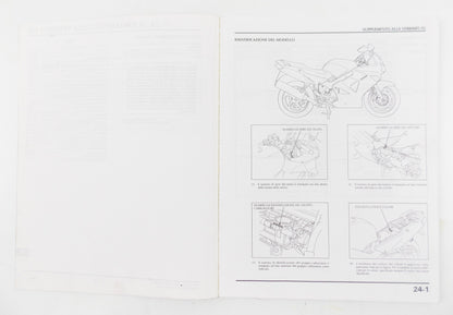 HONDA VFR800FIY WORKSHOP MANUAL REPAIR MECHANICAL SERVICE  BOOK ITALIAN - MotoRaider