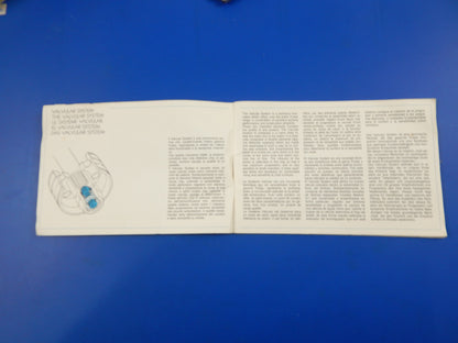 1982 MARZOCCHI PVS-3 MONOSHOCK USE AND MAINTENANCE BOOK MANUAL MULTI LANGUAGE - MotoRaider