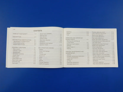 1990 YAMAHA XV1100 USER OWNER MANUAL BOOK 3LS-28199-W0 TWO LANGUAGE VINTAGE - MotoRaider