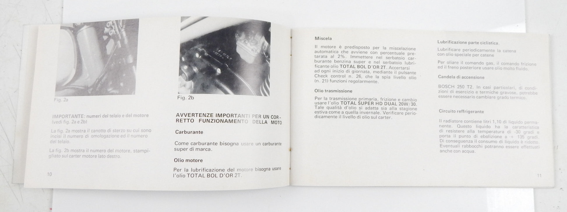 1980's ORIGINAL LAVERDA 125 LB SPORT USE MAINTENANCE OWNER MANUAL BOOK ITALIAN - MotoRaider
