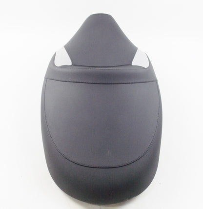 NOS OEM MALAGUTI CENTRO 125 160 BLACK/SILVER SADDLE SEAT LOWERED 106.116.03 - MotoRaider