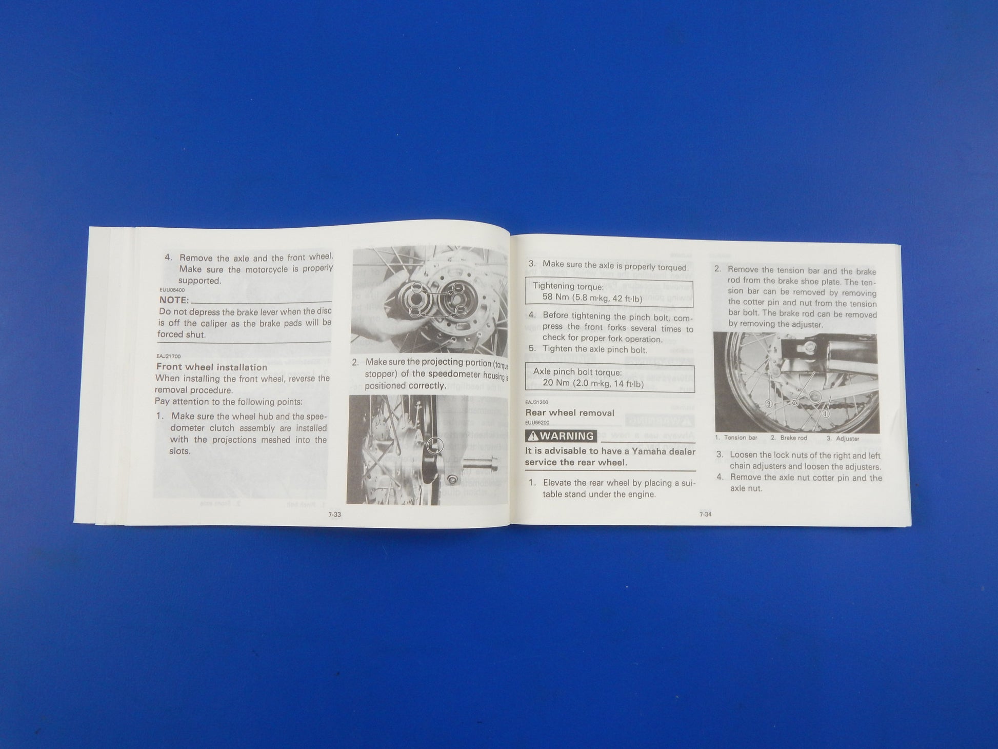 1990 YAMAHA XV1100 USER OWNER MANUAL BOOK 3LS-28199-W0 TWO LANGUAGE VINTAGE - MotoRaider