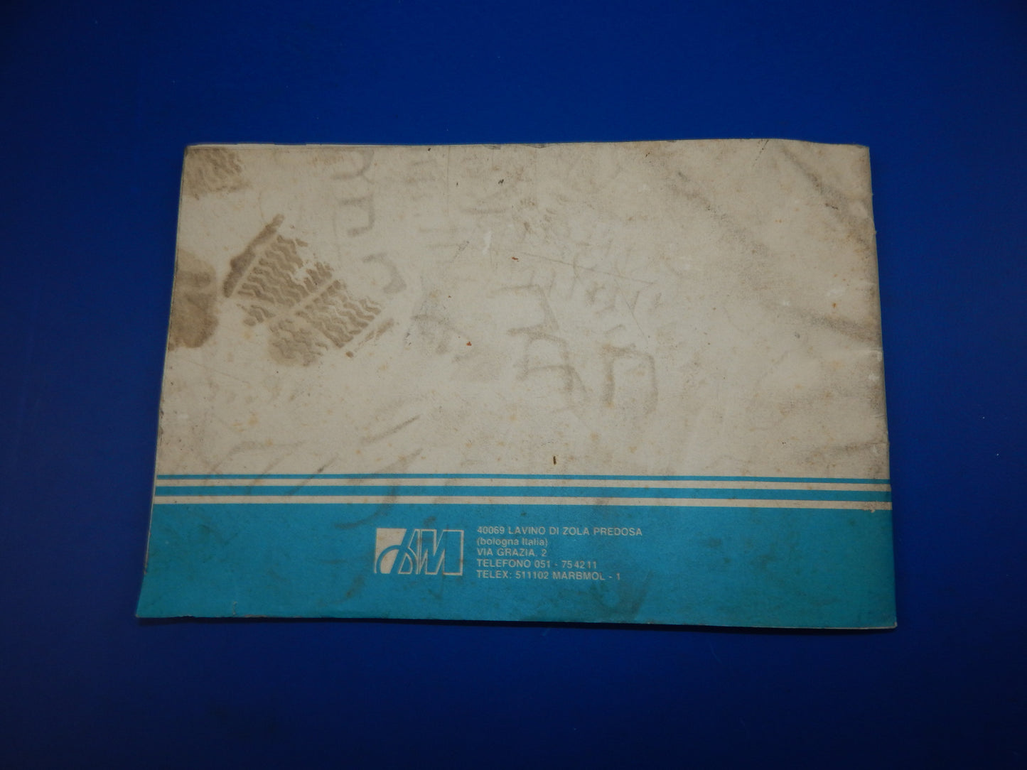 1982 MARZOCCHI PVS-3 MONOSHOCK USE AND MAINTENANCE BOOK MANUAL MULTI LANGUAGE - MotoRaider