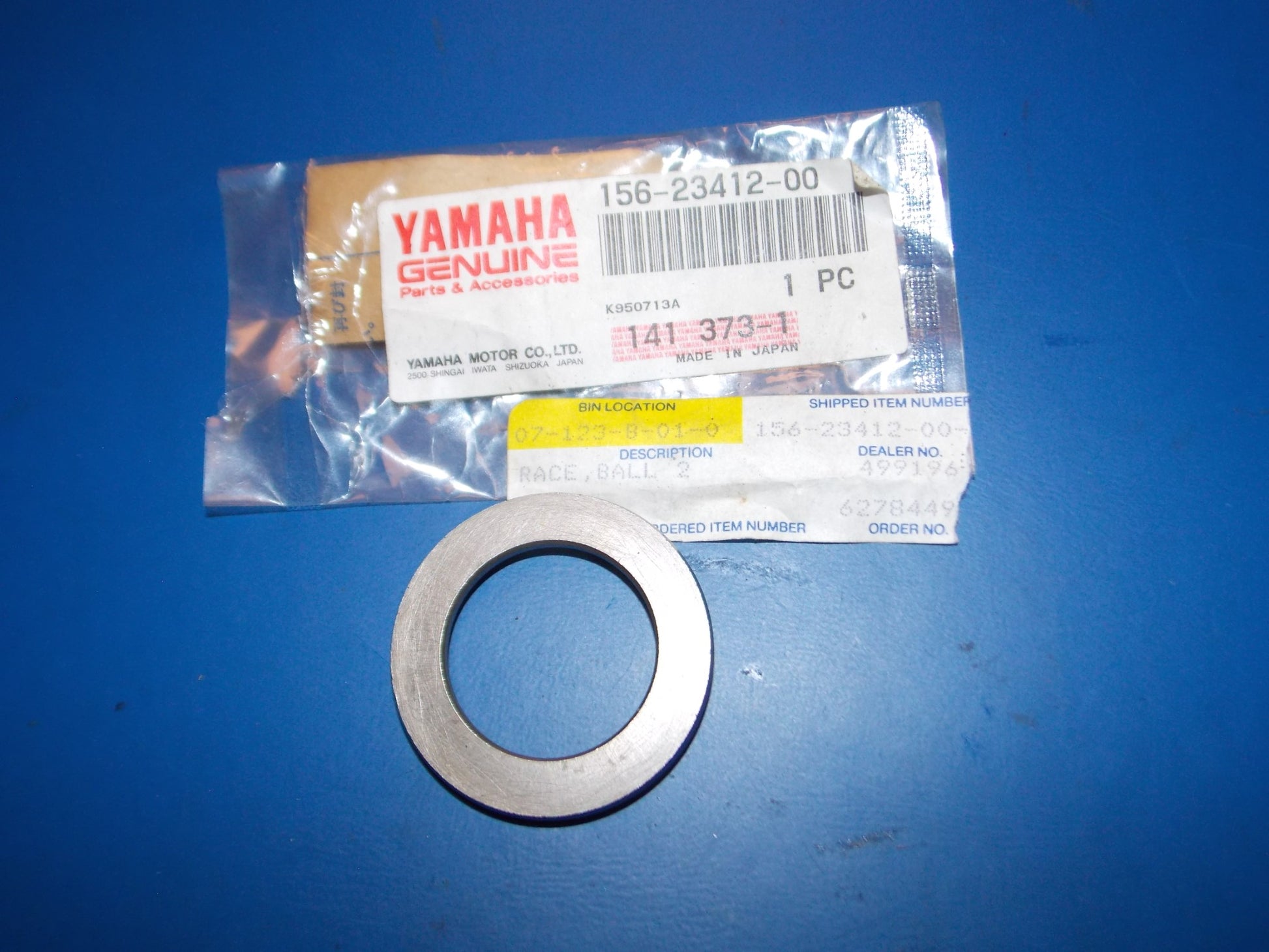 NOS YAMAHA 1963-2021 MX175 RD200 SC500 TY250 YZ250 BALL RACE 1 156-23412 - MotoRaider