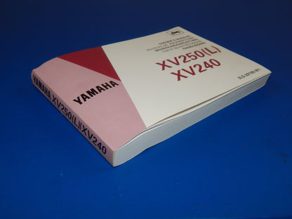 1991 YAMAHA XV240 XV250(L) USER OWNER MANUAL BOOK 3LS-28199-W1 MULTI LANGUAGE - MotoRaider
