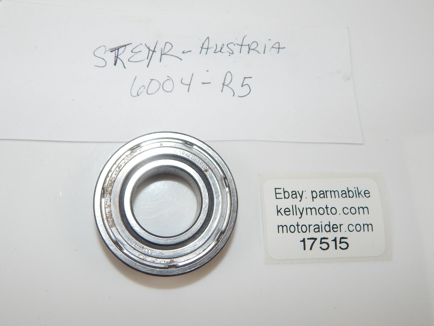 6004-RS BEARING 20x42X12mm VINTAGE MOPED MOTORCYCLE SCOOTER PUCH STEYR SACHS KTM - MotoRaider