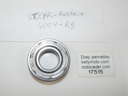 6004-RS BEARING 20x42X12mm VINTAGE MOPED MOTORCYCLE SCOOTER PUCH STEYR SACHS KTM - MotoRaider