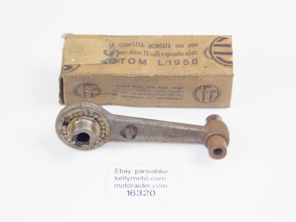 CFM CONNECTING ROD + PINS + BEARING MOTOM L 1956-1957 48cc OVERALL LENGTH 105mm - MotoRaider