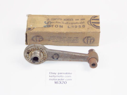 CFM CONNECTING ROD + PINS + BEARING MOTOM L 1956-1957 48cc OVERALL LENGTH 105mm - MotoRaider