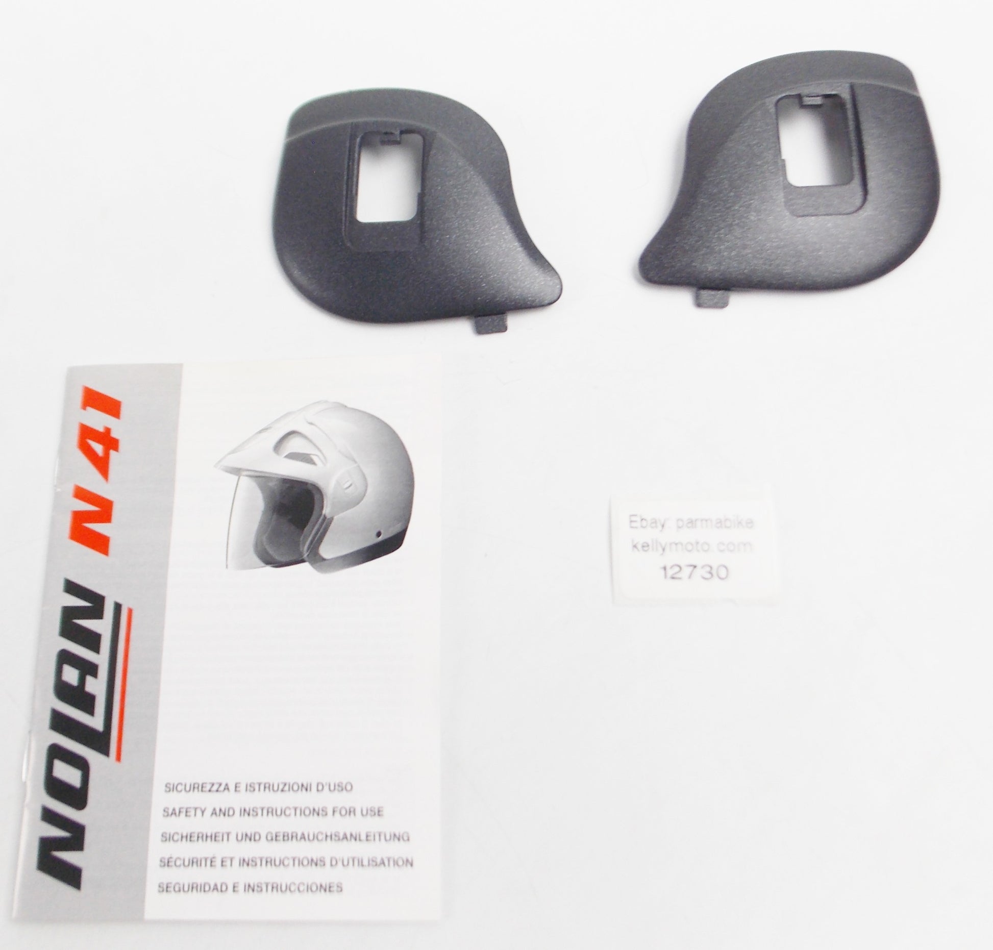 NOS NOLAN N41 HELMET COVER PLATE SET XM005-7 - MotoRaider